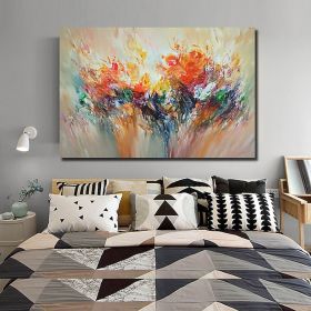 Oil Painting Handmade Hand Painted Wall Art Abstract Flower Landscape Home Decoration Corridor living room bedroom luxurious adornment painting - 60X9