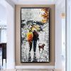 Handmade Thick Texture Landscape Oil Paintings On Canvas Wall Art Decoration Modern Abstract Picture For Home Decor - 60X120cm