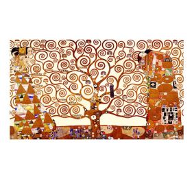 Hot sell Gustav Klimt Tree of Life Oil Painting on Canvas Posters and  Modern Wall Art Pictures For Living Room No Frame - 100x150cm
