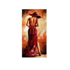 100% Hand Painted Abstract Oil Painting Wall Art Modern Women Picture Canvas Home Decor For Living Room Bedroom No Frame - 75x150cm