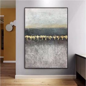 Handmade Top Selling Abstract Oil Painting Wall Art Modern Minimalist Bright Color Texture Picture Canvas Home Decoration For Living Room No Frame - 1
