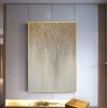 100% Hand Painted Abstract Oil Painting Wall Art Modern Gold Foil Picture On Canvas Minimalist Home Decoration For Living Room No Frame - 70x140cm