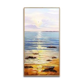 High Quality Hand-painted knife modern Oil Painting Wall Art Landscape Painting for living room bedroom landscape oil paintings - 90x120cm