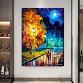 Hand Painted 3D Knife Painting Abstract Flower Oil Painting On Canvas Art Wall Adornment Pictures For Living Room Home Decor - 100x150cm