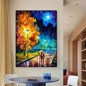 Hand Painted 3D Knife Painting Abstract Flower Oil Painting On Canvas Art Wall Adornment Pictures For Living Room Home Decor - 75x150cm
