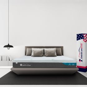 Sweet 8" King Mattress, Cool Gel Memory Foam with Ice Feel Cooling Fabric, Firm Foam Core Support, Made in USA - as Pic