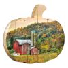 "Southbound" By Artisan Lori Deiter Printed on Wooden Pumpkin Wall Art - as Pic