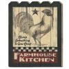 "Farmhouse Kitchen" by Linda Spivey, Printed Wall Art on a Wood Picket Fence - as Pic