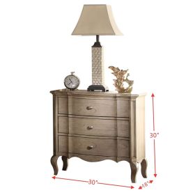 ACME Chelmsford Nightstand in Antique Taupe 26053 - as Pic