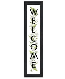 "Welcome Sign II" by House Fenway, Ready to Hang Framed Print, Black Frame - as Pic