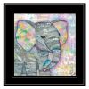 "Elephant I" By Lisa Morales, Ready to Hang Framed Print, Black Frame - as Pic