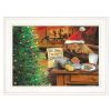 "I've Been A Good Boy" By Ed Wargo, Ready to Hang Framed Print, Dog Wall Art, White Frame - as Pic