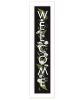 "Welcome Sign I" by House Fenway, Ready to Hang Framed Print, White Frame - as Pic