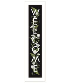 "Welcome Sign I" by House Fenway, Ready to Hang Framed Print, White Frame - as Pic
