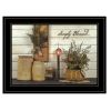 Trendy Decor 4U "Simply Blessed" Framed Wall Art, Modern Home Decor Framed Print for Living Room, Bedroom & Farmhouse Wall Decoration by Susan Boyer -