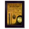 "Time is the Illusion" By Billy Jacobs, Printed Wall Art, Ready To Hang Framed Poster, Black Frame - as Pic