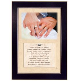 "Love" By Justin Spivey, Printed Wall Art, Ready To Hang Framed Poster, Black Frame - as Pic