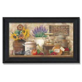 Trendy Decor 4U "Antique Kitchen" Framed Wall Art, Modern Home Decor Framed Print for Living Room, Bedroom & Farmhouse Wall Decoration by Ed Wargo - a