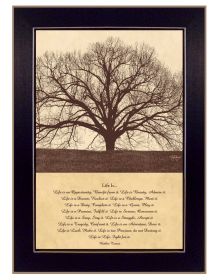 Trendy Decor 4U "Life Is" Framed Wall Art, Modern Home Decor Framed Print for Living Room, Bedroom & Farmhouse Wall Decoration by John Jones - as Pic