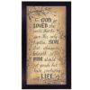"For God So Loved" by Gail Eads, Ready to Hang Framed Print, Black Frame - as Pic