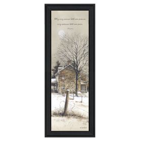 "Promise And Peace" By John Rossini, Printed Wall Art, Ready To Hang Framed Poster, Black Frame - as Pic