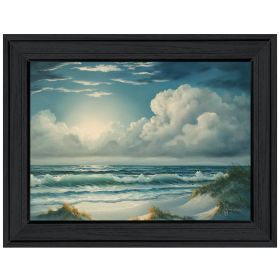 "Moon Glow" by Georgia Janisse, Ready to Hang Framed Print, Black Frame - as Pic