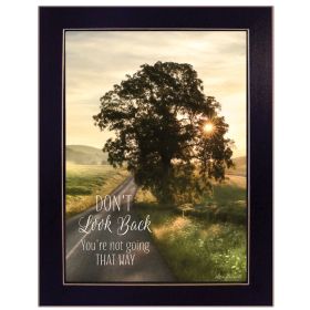 "Don't Look Back by Lori Deiter" by Lori Deiter, Ready to Hang Framed Print, Black Frame - as Pic