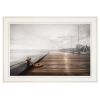 "Newport Dock I" by Lori Deiter, Ready to Hang Framed Print, White Frame - as Pic