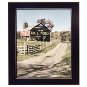 "Mail Pouch Barn" by Lori Deiter, Ready to Hang Framed Print, Black Frame - as Pic
