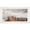 "Lake Cherokee Dock I" by Lori Deiter, Ready to Hang Framed Print, White Frame - as Pic