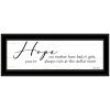 "Hope" by Lori Deiter, Ready to Hang Framed Print, Black Frame - as Pic
