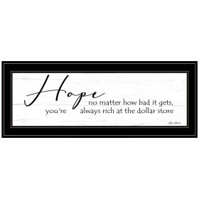 "Hope" by Lori Deiter, Ready to Hang Framed Print, Black Frame - as Pic