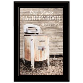 "Laundry Room" by Lori Deiter, Ready to Hang Framed Print, Black Frame - as Pic