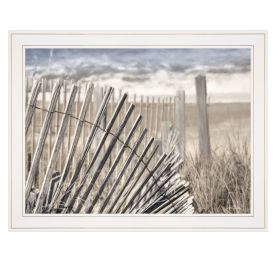 "On The Coastline" by Lori Deiter, Ready to Hang Framed Print, White Frame - as Pic