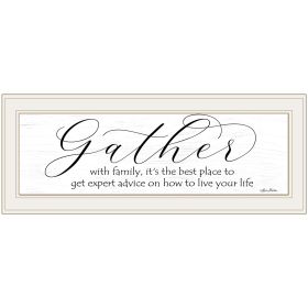 "Expert Advice" by Lori Deiter, Ready to Hang Framed Print, White Print - as Pic