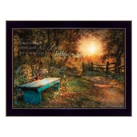 "Show Me the Path" by Robin-Lee Vieira, Ready to Hang Framed Print, Black Frame - as Pic