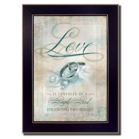 "Single Soul I" By Mollie B., Printed Wall Art, Ready To Hang Framed Poster, Black Frame - as Pic
