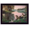 "Northern Tranquility" by Kim Norlien, Ready to Hang Framed Print, Black Frame - as Pic