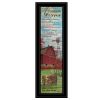 "Farmers Prayer" by Cindy Jacobs, Ready to Hang Framed Print, Black Frame - as Pic