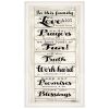 "In this Family" by Cindy Jacobs, Ready to Hang Framed Print, White Frame - as Pic