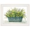 "Farmhouse" by Cindy Jacobs, Ready to Hang Framed Print, White Frame - as Pic