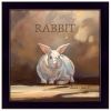 "Ruby the Rabbit" by Bonnie Mohr, Ready to Hang Framed Print, Black Frame - as Pic