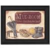 "Muddy Shoes" By Pam Britton, Printed Wall Art, Ready To Hang Framed Poster, Black Frame - as Pic