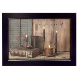 "Let your Light Shine" By Billy Jacobs, Printed Wall Art, Ready To Hang Framed Poster, Black Frame - as Pic