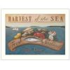 "Sea Harvest" By Pam Britton, Printed Wall Art, Ready To Hang Framed Poster, White Frame - as Pic