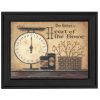 "Heart of the Home" By Pam Britton, Printed Wall Art, Ready To Hang Framed Poster, Black Frame - as Pic