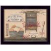 "Free Showers" By Pam Britton, Printed Wall Art, Ready To Hang Framed Poster, Black Frame - as Pic