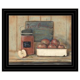 "Apple Butter" by Pam Britton, Ready to Hang Framed Print, Black Frame - as Pic