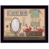 "Country Bath" By Pam Britton, Printed Wall Art, Ready To Hang Framed Poster, Black Frame - as Pic
