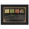"In Our Home" By Marla Rae, Printed Wall Art, Ready To Hang Framed Poster, Black Frame - as Pic